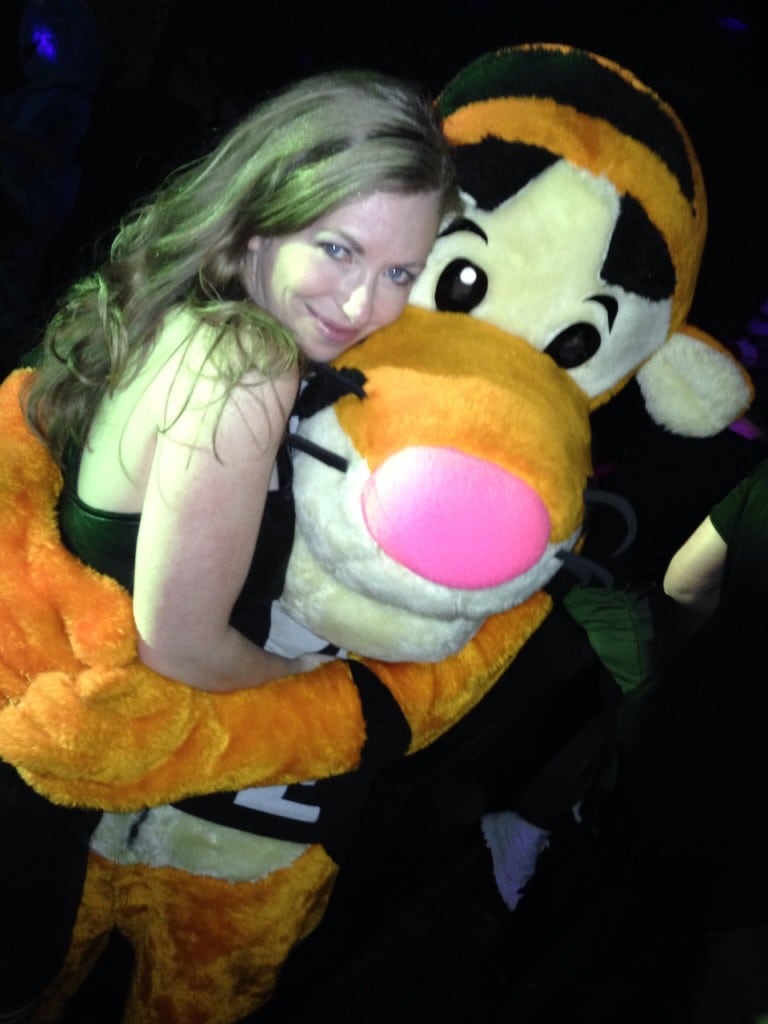 Mistress T with furry in Vegas Jan 2014.